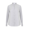 Camisa cuello tirilla stretch manga larga mujer VELILLA