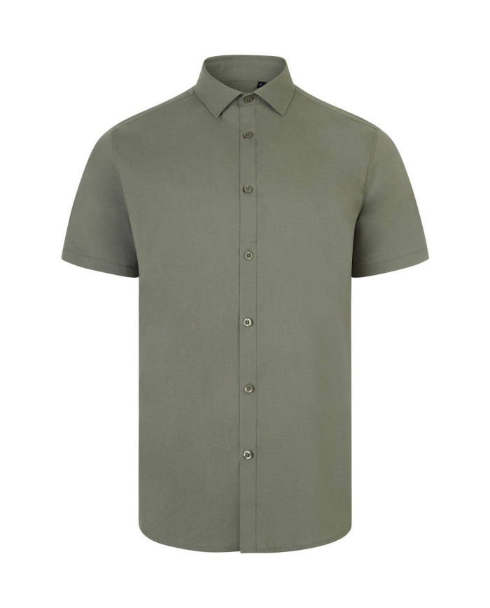 Camisa manga corta stretch hombre VELILLA