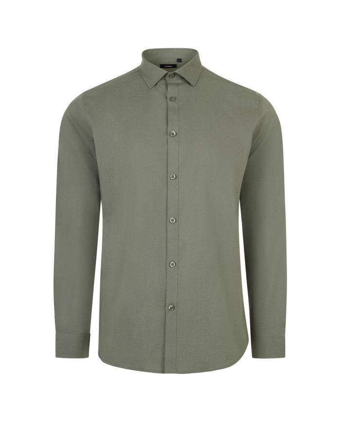 Camisa manga larga stretch hombre VELILLA