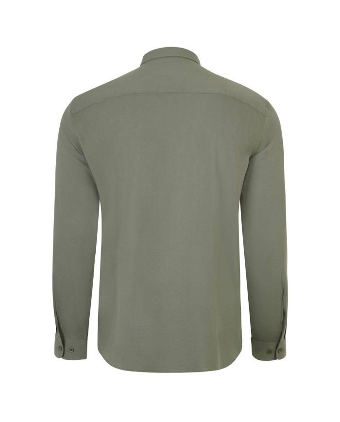 Camisa manga larga stretch hombre VELILLA