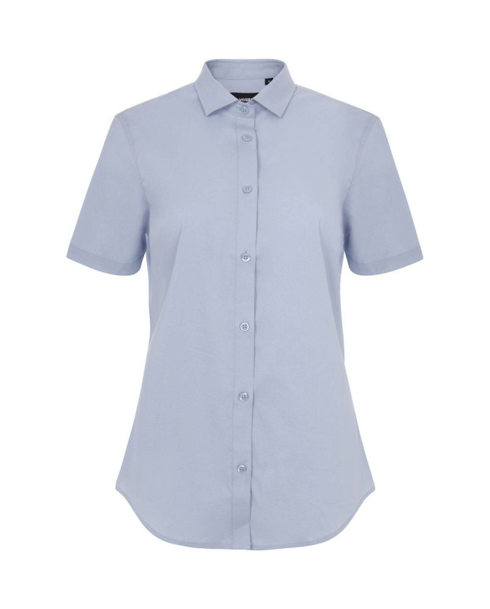 Camisa manga corta stretch mujer VELILLA