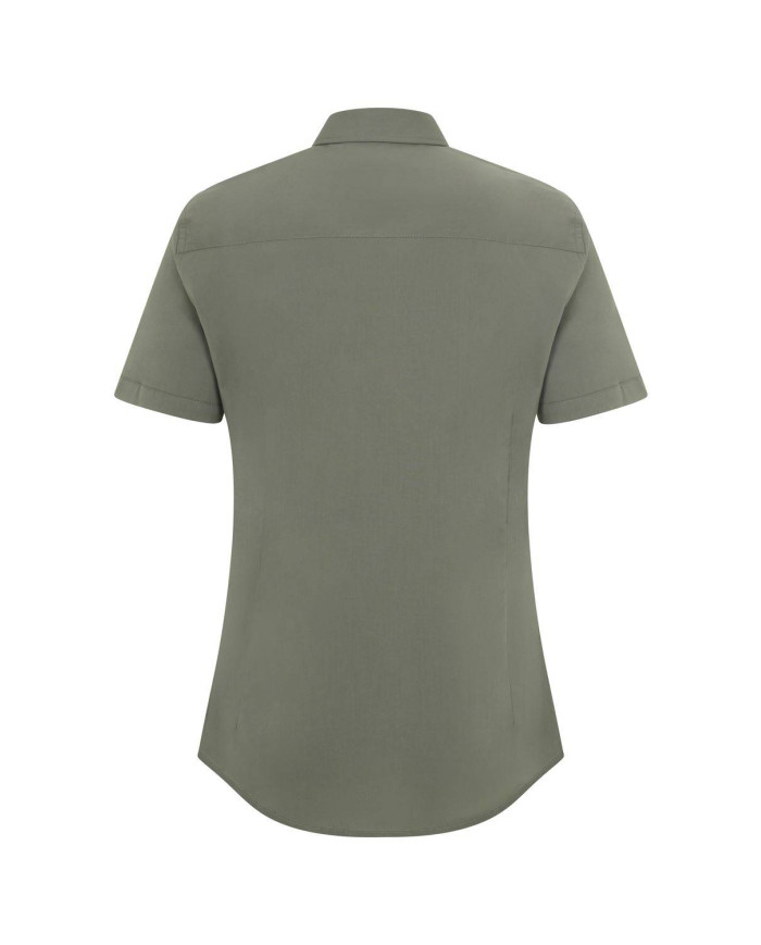 Camisa manga corta stretch mujer VELILLA