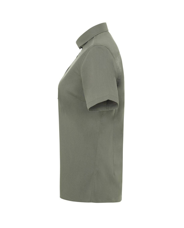 Camisa manga corta stretch mujer VELILLA