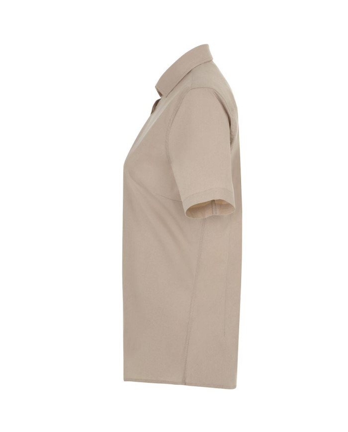 Camisa manga corta stretch mujer VELILLA