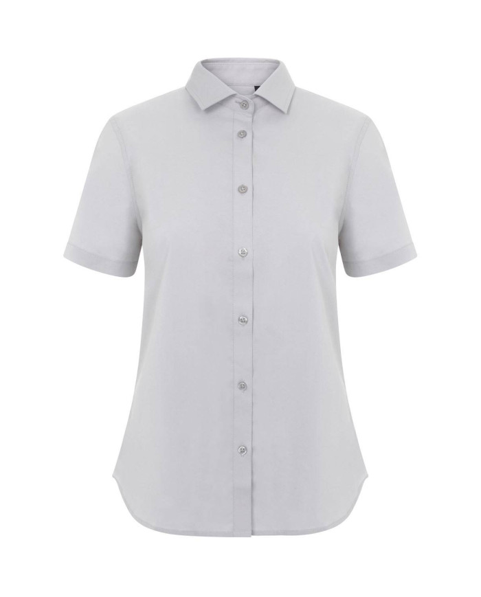 Camisa manga corta stretch mujer VELILLA