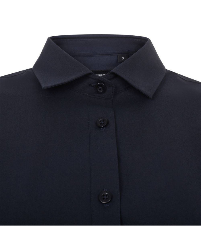 Camisa manga corta stretch mujer VELILLA