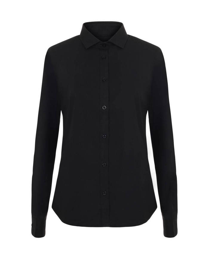 Camisa manga larga stretch mujer VELILLA