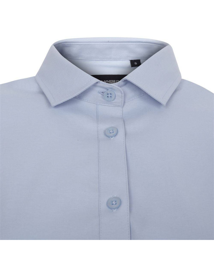 Camisa manga larga stretch mujer VELILLA