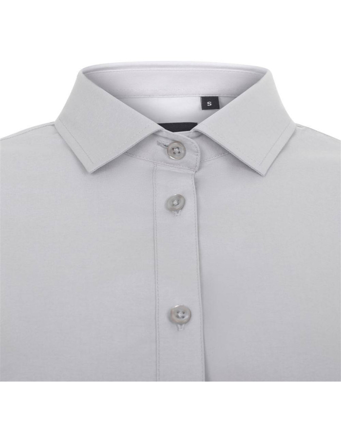 Camisa manga larga stretch mujer VELILLA