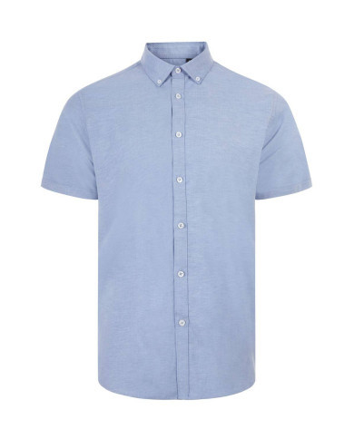 Camisa oxford stretch manga corta hombre VELILLA