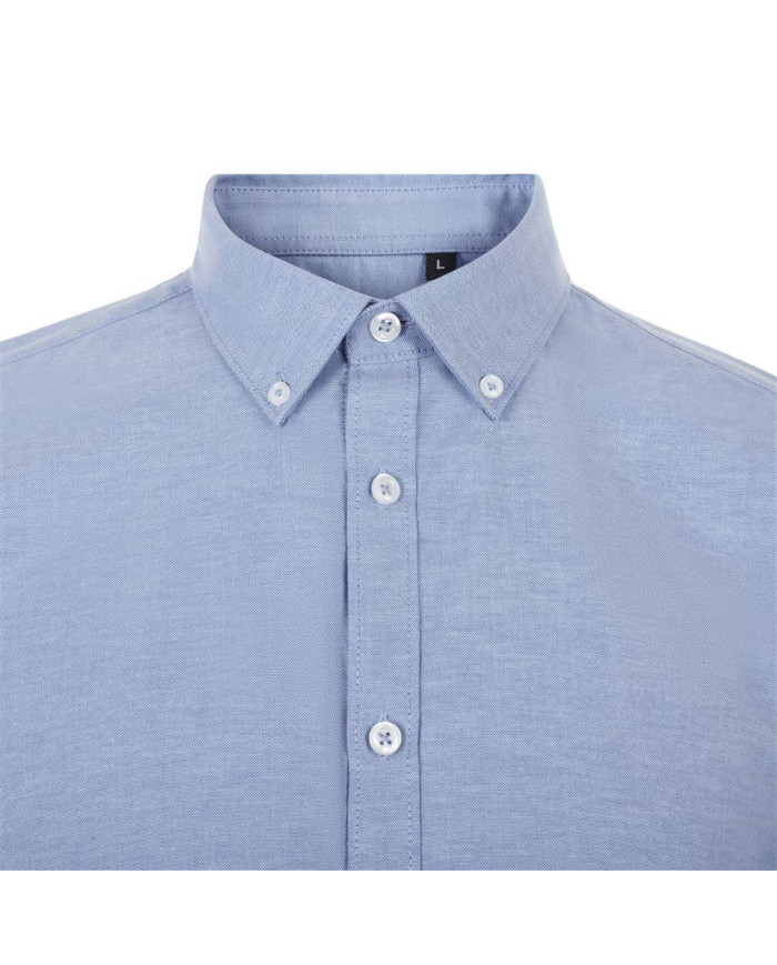 Camisa oxford stretch manga corta hombre VELILLA