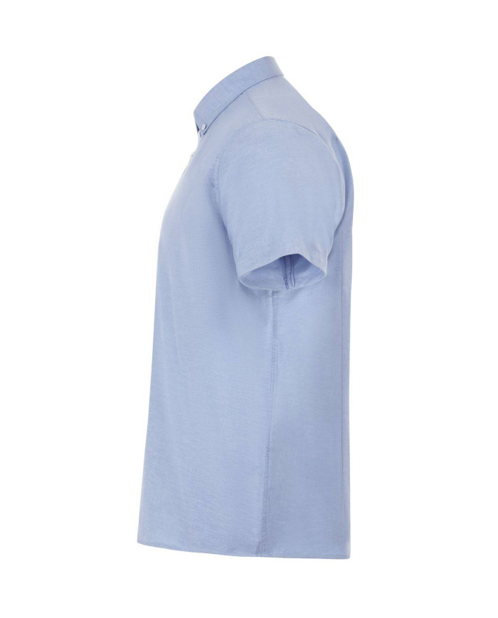 Camisa oxford stretch manga corta hombre VELILLA
