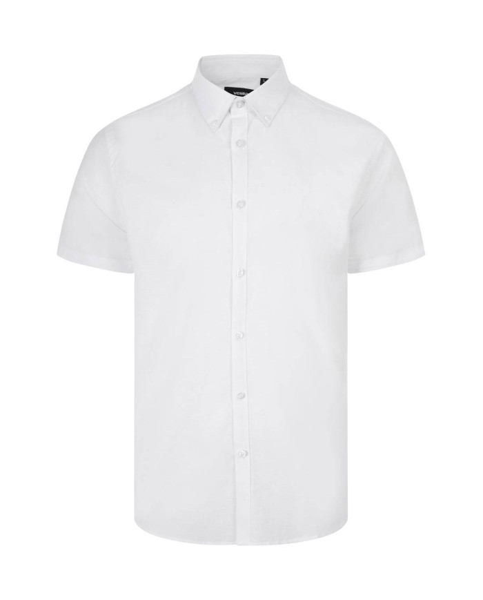 Camisa oxford stretch manga corta hombre VELILLA