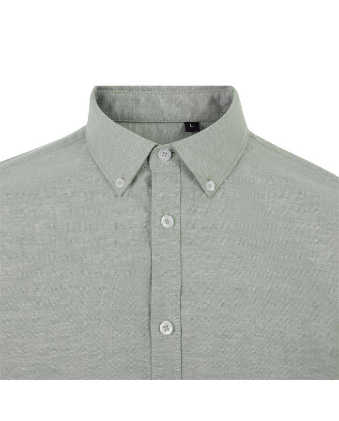 Camisa oxford stretch manga corta hombre VELILLA