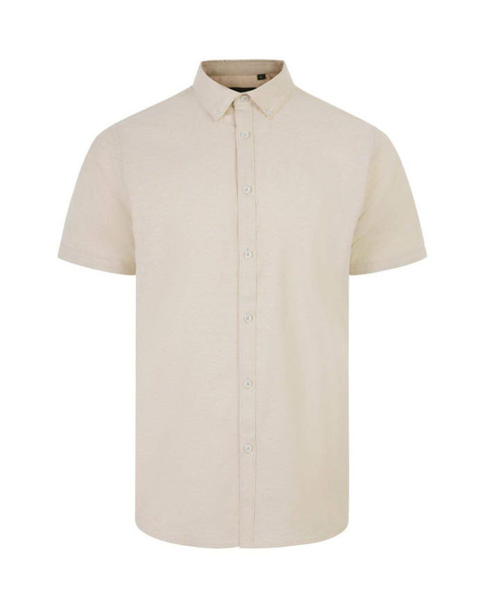 Camisa oxford stretch manga corta hombre VELILLA