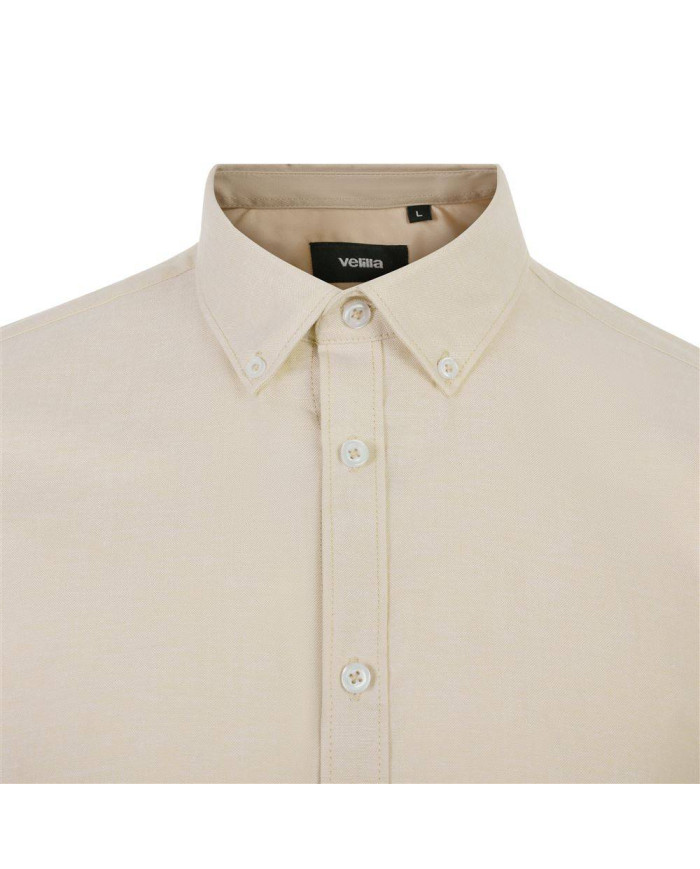 Camisa oxford stretch manga corta hombre VELILLA