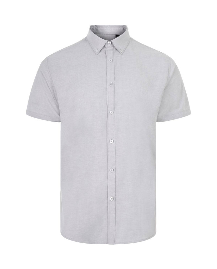 Camisa oxford stretch manga corta hombre VELILLA