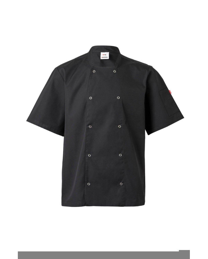 Chaqueta de cocina con automáticos manga corta VELILLA