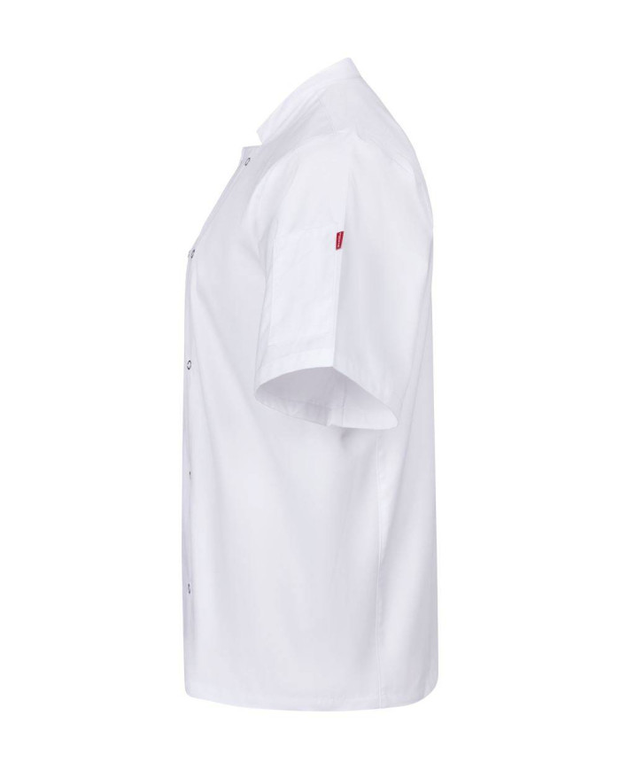 Chaqueta de cocina con automáticos manga corta VELILLA