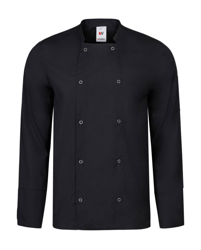 Chaqueta de cocina con automáticos manga larga VELILLA