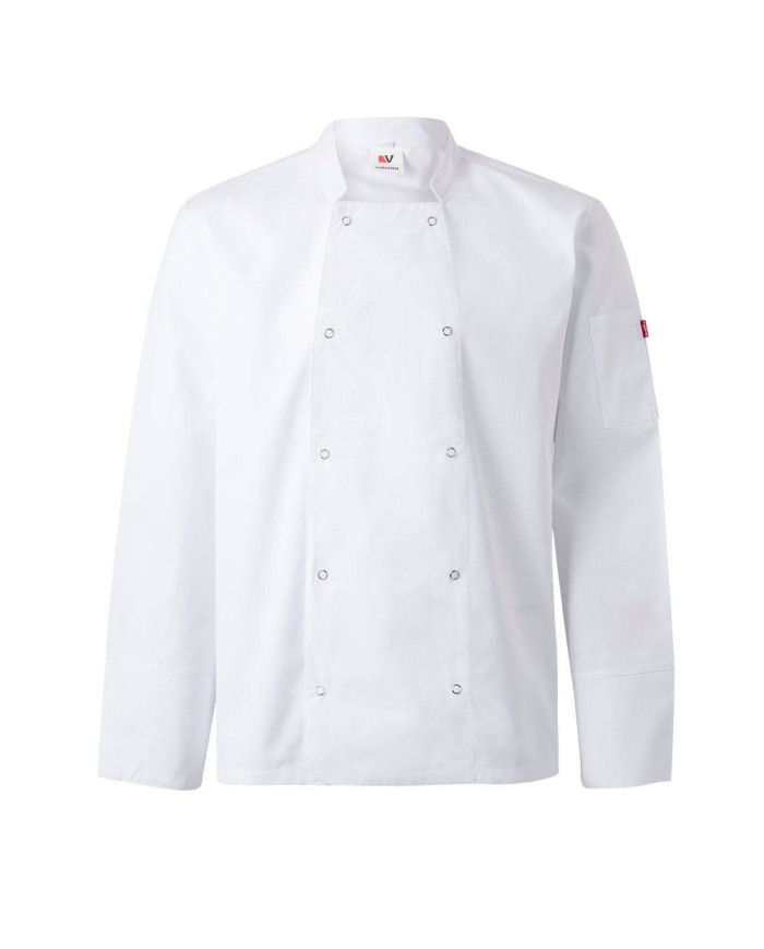Chaqueta de cocina con automáticos manga larga VELILLA