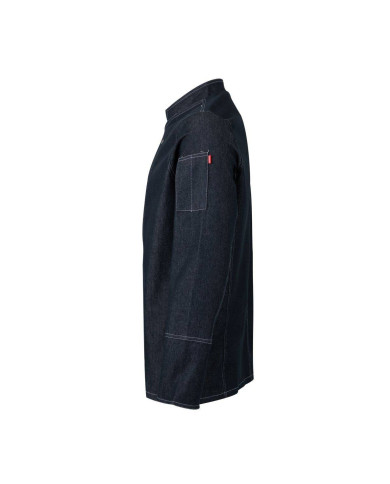 Chaqueta de cocina denim con automáticos VELILLA