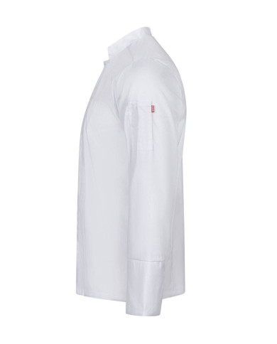Chaqueta de cocina stretch con cierre central VELILLA