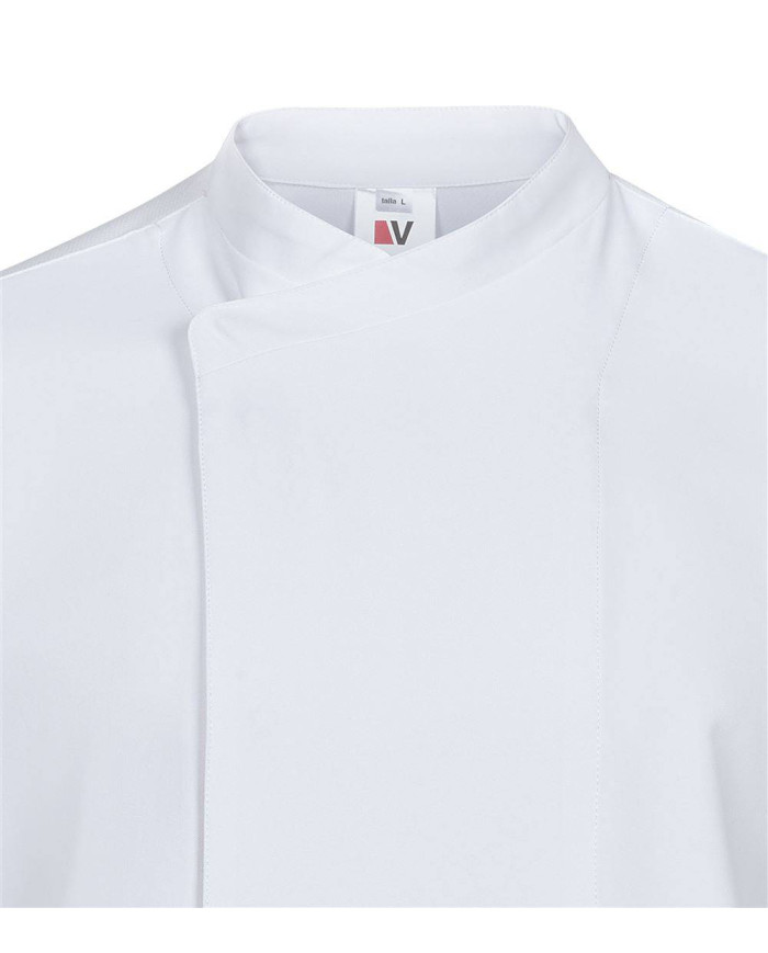 Chaqueta de cocina microfibra con espalda Coolmax® manga corta VELILLA