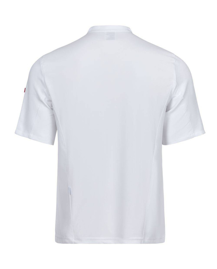 Chaqueta de cocina microfibra con espalda Coolmax® manga corta VELILLA