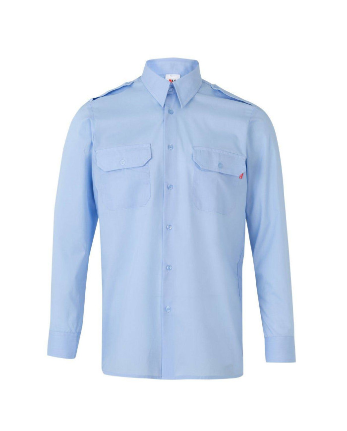 Camisa con galoneras manga larga VELILLA