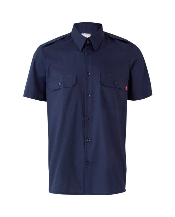 Camisa con galoneras manga corta VELILLA