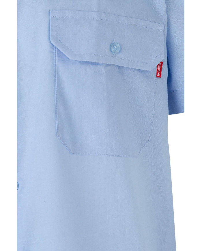Camisa con galoneras manga corta VELILLA