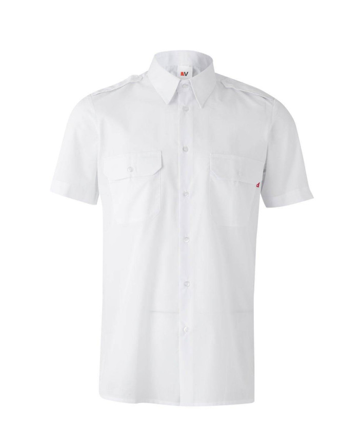 Camisa con galoneras manga corta VELILLA