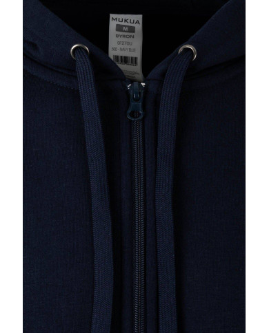 BYRON - SUDADERA CREMALLERA CAPUCHA 270 MUKUA