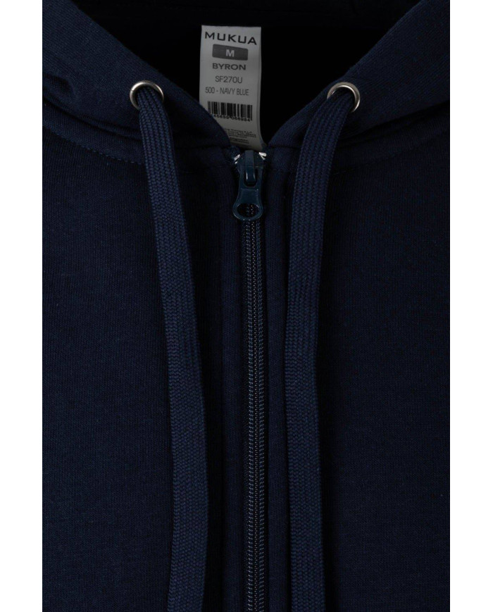 BYRON - SUDADERA CREMALLERA CAPUCHA 270 MUKUA