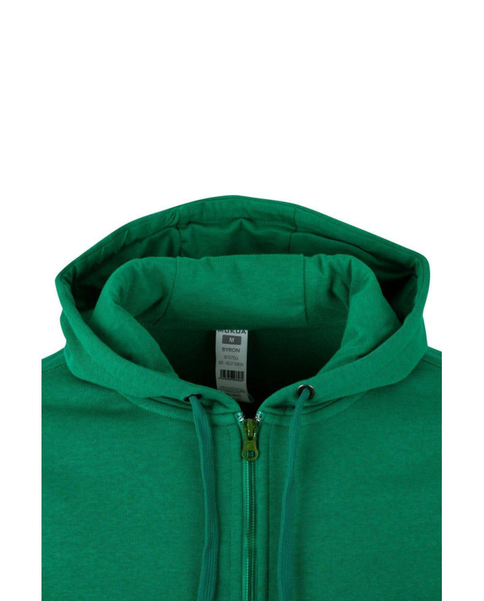 BYRON - SUDADERA CREMALLERA CAPUCHA 270 MUKUA