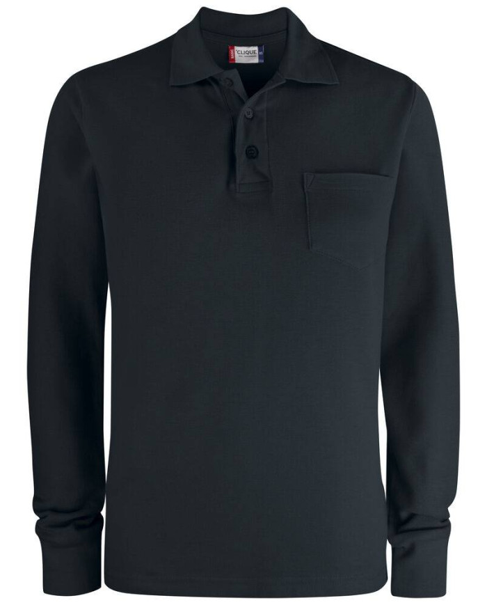 Basic Polo Pocket L/S NEW WAVE