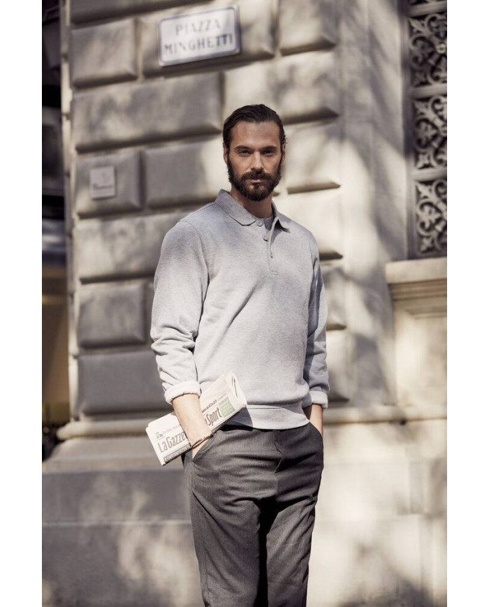 Basic Polo Sweater NEW WAVE
