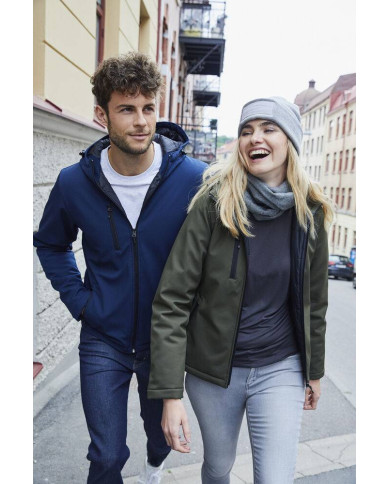 Padded Hoody Softshell NEW WAVE