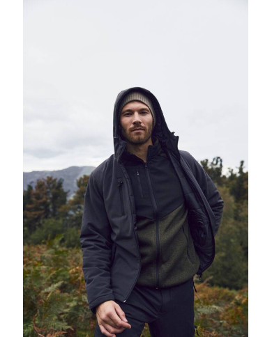 Padded Hoody Softshell NEW WAVE