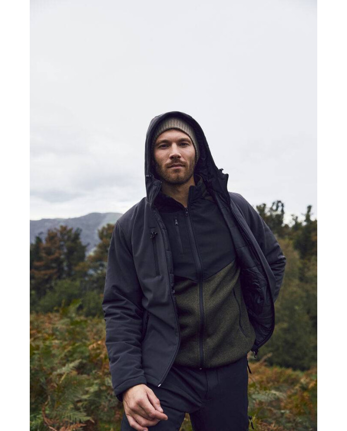 Padded Hoody Softshell NEW WAVE