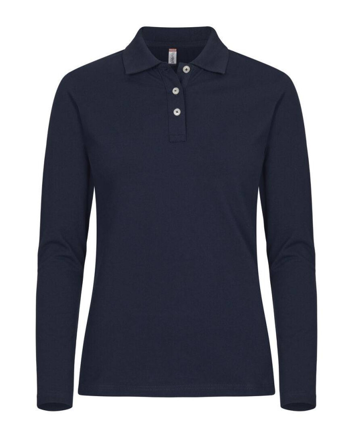 Stretch Premium Polo L/S Women NEW WAVE