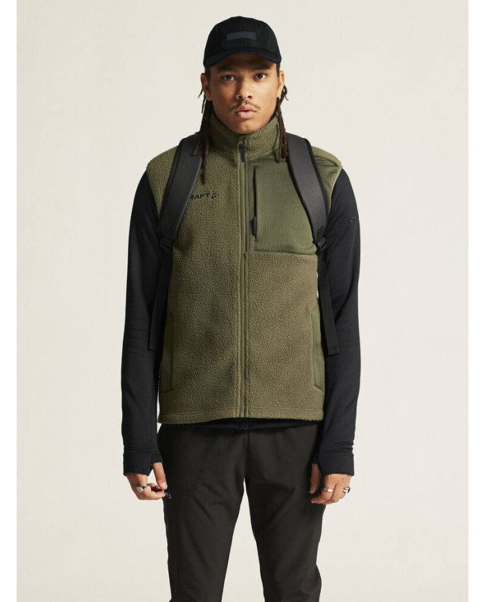 ADV Explore Pile Fleece Vest M NEW WAVE