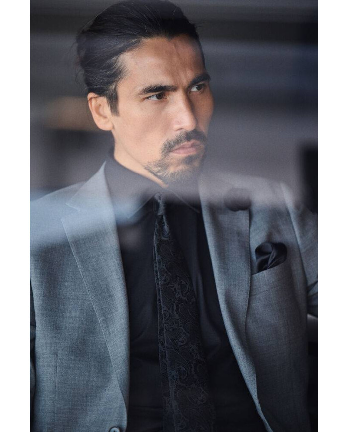 Giftbox Solid Paisley Tie NEW WAVE