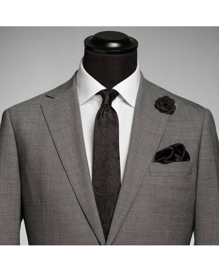 Giftbox Solid Paisley Tie NEW WAVE