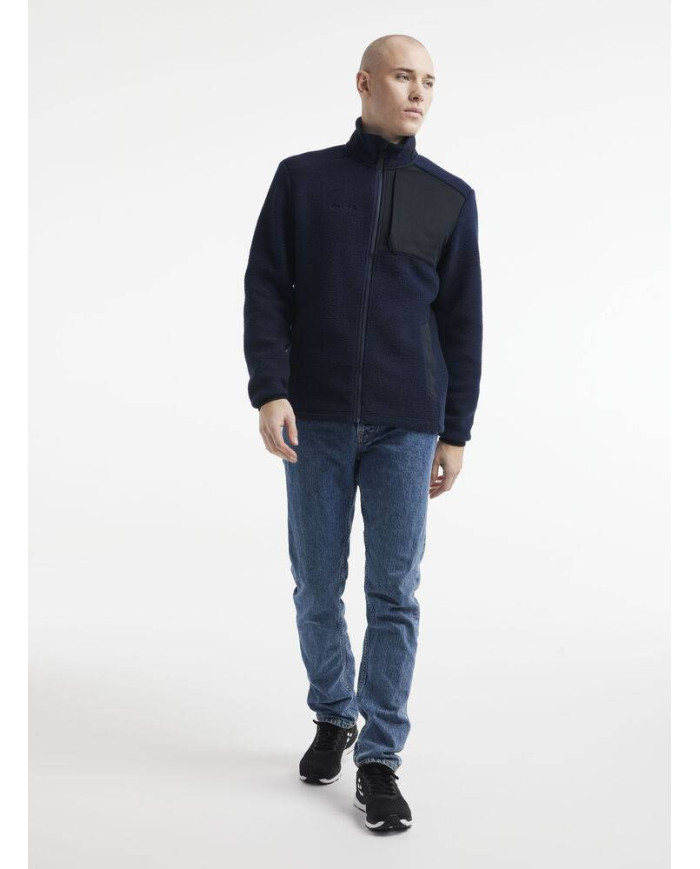 ADV Explore Pile Fleece Jacket M NEW WAVE