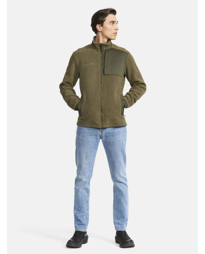 ADV Explore Pile Fleece Jacket M NEW WAVE