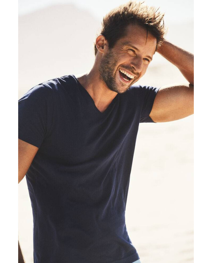 Camiseta Heavy V-neck NEW WAVE