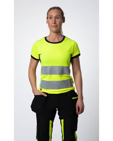 6012 CAMISETA MUJER HV CLASE 2/1 NEW WAVE