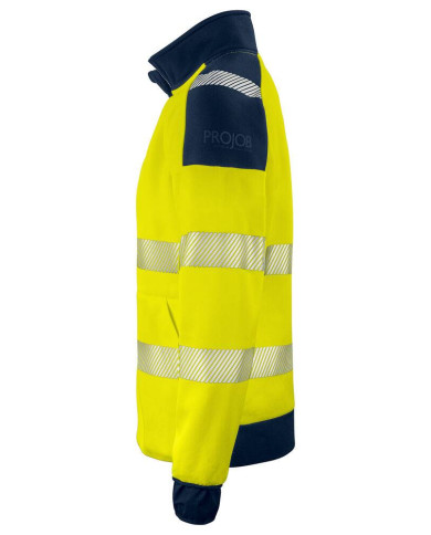 6109 SUDADERA FULL ZIP HV CLASE 3/2 NEW WAVE